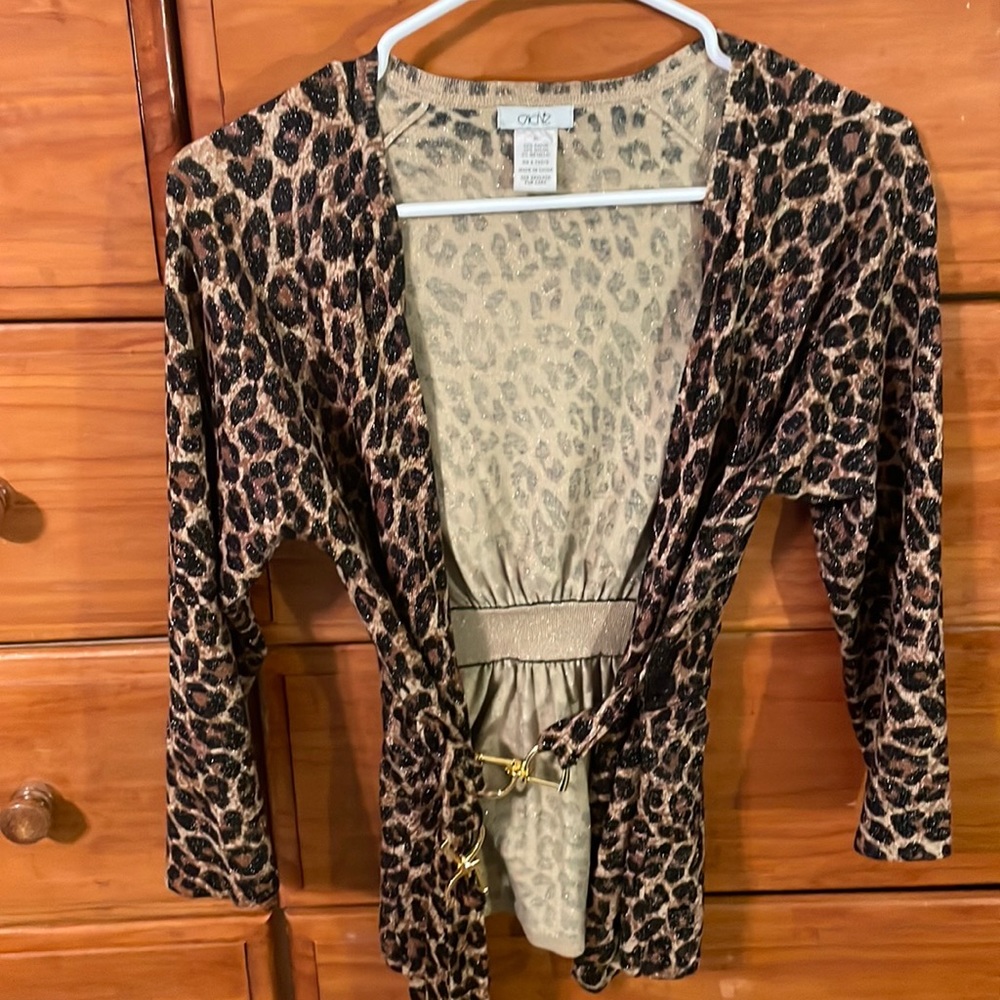 Leopard cardigan